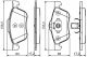 Bosch Brake Pad Set, disc brake 986495118