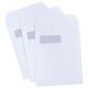 LYRECO White C4 Self Seal Window Envelopes - 90gsm - Pack of 250