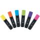 LYRECO Assorted Colour Highlighters - Wallet of 6