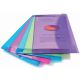 LYRECO Assorted Foolscap Polypropylene Popper Wallets - Pack of 5