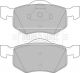 BORG & BECK FRONT BRAKE PADS BBP1858