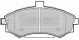 BORG & BECK FRONT BRAKE PADS BBP1896