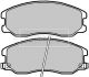 BORG & BECK FRONT BRAKE PADS BBP2040