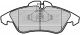 BORG & BECK FRONT BRAKE PADS BBP2071