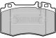 BORG & BECK FRONT BRAKE PADS BBP2132