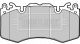 BORG & BECK FRONT BRAKE PADS BBP2216