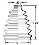 BORG & BECK CV JOINT BOOT KIT BCB2377