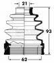 BORG & BECK CV JOINT BOOT KIT BCB2823