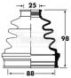 BORG & BECK CV JOINT BOOT KIT BCB2849