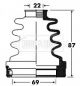 BORG & BECK CV JOINT BOOT KIT BCB2863