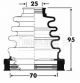 BORG & BECK CV JOINT BOOT KIT BCB2864