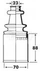 BORG & BECK CV JOINT BOOT KIT BCB2913