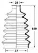 BORG & BECK CV JOINT BOOT KIT BCB6023