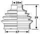 BORG & BECK CV JOINT BOOT KIT BCB6274