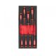 MILWAUKEE VDE Tri-Lobe screwdriver set foam insert -8pc