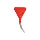 LASER Fast Fill Funnel With Filter - Red - 230mm