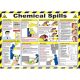 SAFETY FIRST AID Chemical Spills Poster Guide