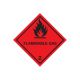 SIGNS & LABELS Class 2 Flammable Gas Warning Diamond - Self Adhesive Vinyl - 100mm x 100mm