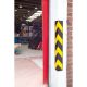 SIGNS & LABELS Reflective Rubber Corner Protectors - 78 x 10 x 10cm