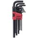 CARLYLE HAND TOOLS Hex Key Set - Long - SAE