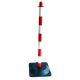 PROSOL Barrier Chain Post with Rubber Base - R/W