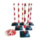 PROSOL Barrier Chain & 6 Post Kit with Rubber Bases - R/W