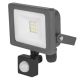 STATUS Slim Line LED Floodlight with PIR - Grey - 10W