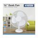 STATUS 3 Speed Oscillating Desk Fan - 16in.