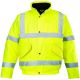 PORTWEST Hi-Vis Bomber Jacket - Yellow - Medium