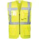 PORTWEST Berlin Executive Hi-Vis Vest - Yellow - Medium