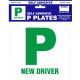 CASTLE PROMOTIONS P Plates - Self Adhesive - Pair