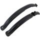 SPORT DIRECT Full Length Cycle Mudguard Set - Black