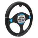 STREETWIZE Steering Wheel Cover - Luxury - Black/Metallic